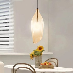 Toolight - Moderná sklenená stropná lampa E27 60W APP892-1CP, čierna-zlatá, OSW-05693