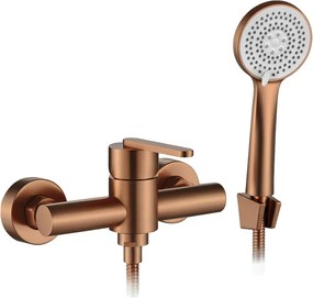 Rea Ontario, sprchová batéria s ručnou bodovou sprchovou súpravou, medená matná, REA-B0974