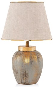 Stolová lampa v krémovo-zlatej farbe (výška 47 cm) – Opviq lights