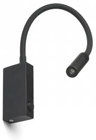 RED - Design Rendl - R12945 - LED Flexibilná lampička EKE LED/3W/230V čierna