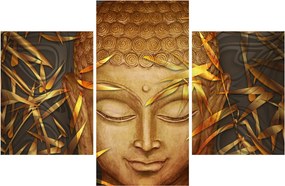 Obraz - Zlatý Budha (90x60 cm)