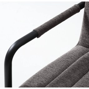 Tmavosivá jedálenská stolička Trout – Unique Furniture