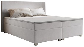 Manželská posteľ  Boxspring 140 cm Simon (béžová) (s matracom, bez úložného priestoru). Akcia -20%. Vlastná spoľahlivá doprava až k Vám domov. 1047324