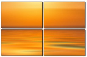 Obraz na plátne - Pokojné more pri západe slnka 1280E (120x80 cm)