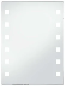 vidaXL Kúpeľňové nástenné zrkadlo s LED osvetlením 60x80 cm