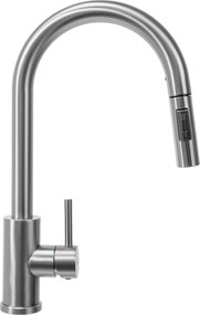 Rea Fresh, drezová batéria s výsuvnou výlevkou, brúsená oceľ, REA-B9146