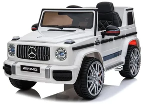 Elektrické autíčko Mercedes G63 AMG biele