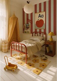 Tapeta pruhy modro červená 280×50 cm