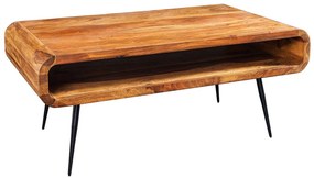 Dizajnový konferenčný stolík Alicia 90 cm Sheesham