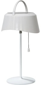 Biela vonkajšia solárna LED lampa Star Trading Cervia, výška 36 cm