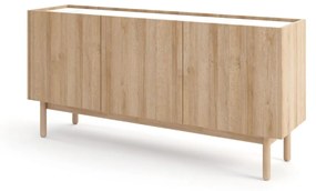 Boho nízka komoda, trojdverová (K144/68), dub riviera