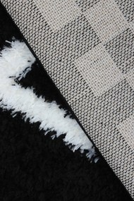 Koberec Boho 656 BLACK/CREAM rozmery koberec: 60x100 cm