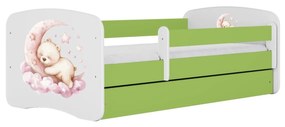 Dětská postel Babydreams medvídek zelená