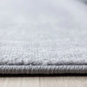 Ayyildiz, Kusový koberec Plus 8007 black, 80x150, šedá, chodba / predsieň