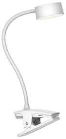 Top Light-LED stmievateľná dotyková stolová lampa s klipom BELLA LED/4,8W/5V 3000-6500K biela