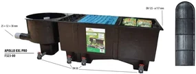 Vírivý filtračný systém Heissner APOLLO XXL Pro do 120 m³, 257 x 81 x 80 cm F323-00