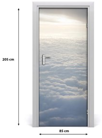 Fototapeta na dvere let nad oblaky 85x205 cm