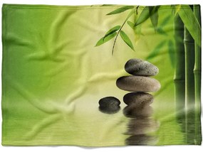 Deka Bambus s kameňmi  (Rozmer: 200 x 140 cm, Podšitie baránkom: NE)