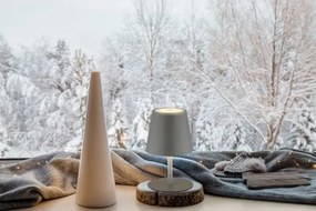 Globo 58488G-LED stmievateľná dotyková nabíjateľná vonkajšia stolná lampa VANNIE 3W/5V IP54 1800mAh sivá