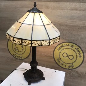 Nočná lampa Tiffany CREAM 32*50