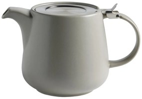 Svetlosivá porcelánová čajová kanvica so sitkom Maxwell & Williams Tint, 1,2 l