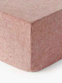 Elastická ľanová plachta na kontinentálnu posteľ Linna