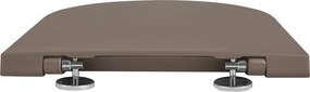 Isvea Isvea, INFINITY WC sedátko, SLIM, Soft Close, Easy Take, taupe, 40KF0531I