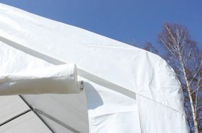 Bestent Partystan 5x10m - PE Classic - oceľová trubková konštrukcia Biely