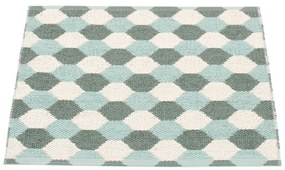 Zeleno-tyrkysový vnútorný a vonkajší koberec 60x70 cm Dana Army – Pappelina