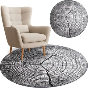Okrúhly koberec Neo so vzorom – moderný dizajn pre domov Rozmer: 90 cm