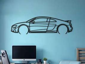 drevko Obraz na stenu R8 Coupé Rozmer obrazu: 24,5 x 86 cm, Farba dekorácie: Čierna
