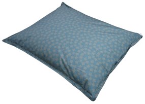 Sedací vankúš na zem LAZY BAG 150x125 cm modrý