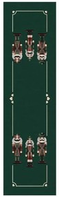 Vianočný behúň 3 Luskáčiky zelený 38x140 cm | INTERMEDIC SK