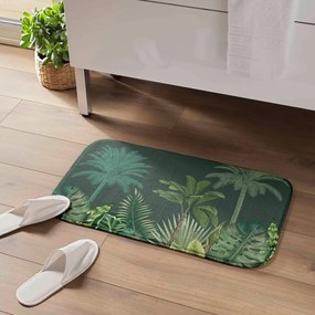 Zelená kúpeľňová predložka 45x75 cm Vagabonde – douceur d'intérieur