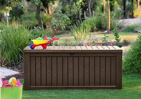 Keter Rockwood Brown - záhradný box 570 L