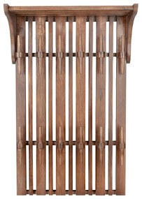 Vešiakový panel z mangového dreva v prírodnej farbe Jakub – Dutchbone