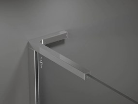 Mexen Kioto L, sprchová zástena Walk-In 100 x 200 cm, 8mm sklo vzor zrkadlo, chrómový profil, 800-100-103-01-50