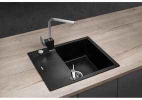 Concept DG05C45BC - Kuchynský drez CUBIS 50x62 cm granit/čierna