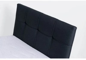 Čalúnená posteľ MARIA ONE s matracom a úložným priestorom 90x200 cm antracit