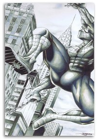 Gario Obraz na plátne Spider-Man na budovách - Saqman Rozmery: 40 x 60 cm