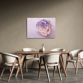 Sklenený obraz detailu kvetu ruže (70x50 cm)
