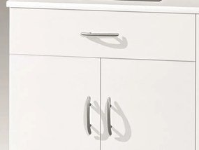 Komoda 3-dverová Lilly, biela