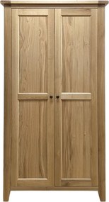 Šatníková skriňa s dvierkami, 103x60x190 cm