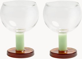 Ručne vyrobené poháre na víno Cantine, 2 ks