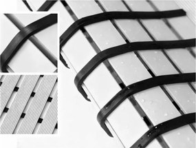 Kúpeľňová predložka sivá 1