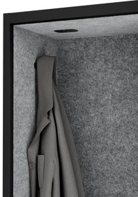 Sally 1150mm korpus Antracytowy - siedzisko Szary