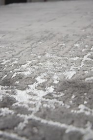 Koberec Elite 4356 GREY – sivý obdĺžnik so vzorom Rozmer: 60x100 cm
