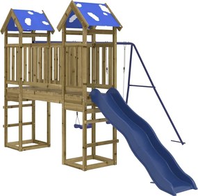 vidaXL Vonkajšia súprava na hranie impregnovaná borovica