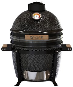 Keramický gril Kamado Egg 16T", priemer 33,5 cm, čierny