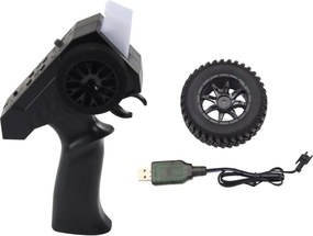 LEAN Toys Diaľkovo ovládané terénne auto RC 2.4G 4x4 sivé
